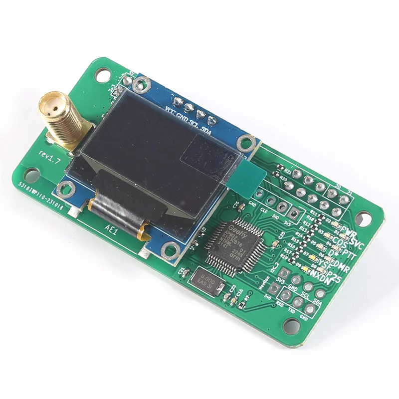 Mmdvm digital hotspot expansion board MMDVM DMR P25 YSF DIY matching parts