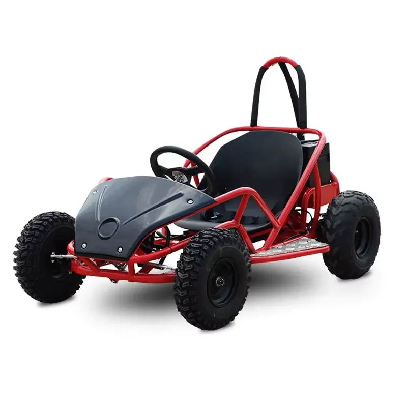 Kids Electric Go Kart Mini Off Road Vehicle Manual Transmission Ride On Toy Car For Children Outdoor Playground Game Gift