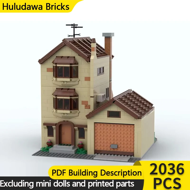 Popular Movie Street View Model MOC Building Bricks Yellow Doll Home Modular Technology Gifts Holiday Assemble Children Toy Suit