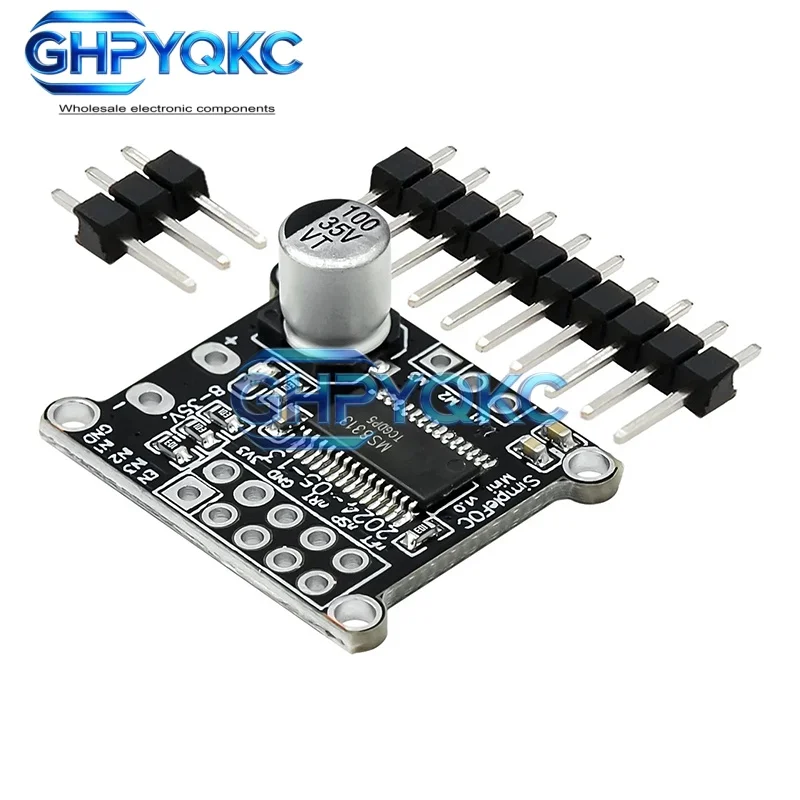 SimpleFOCMini DC brushless motor drive board FOC control driver SVPWM control algorithm