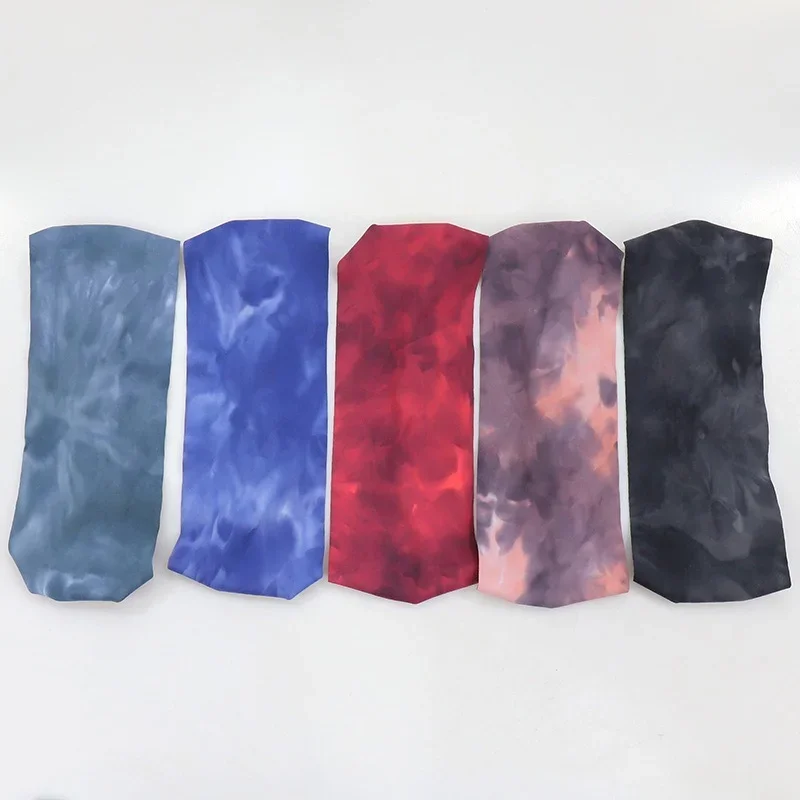 

2 Pieces Tie Dye Fitness Yoga Stretch Headband Sports Girls Hairband Bandages Bandages Bandanas