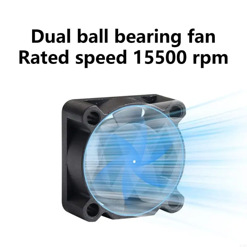 E1pf Double Bearing 25x25x10mm 5V 0.22A 15500RPM Quạt làm mát quạt làm mát máy tính