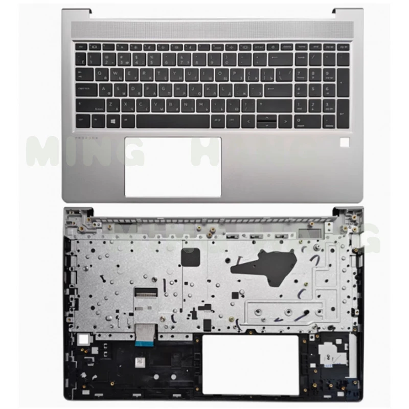 l   New N43875-001 For HP Probook 450 455 G9 G10 Palmrest US Keyboard No Backlit