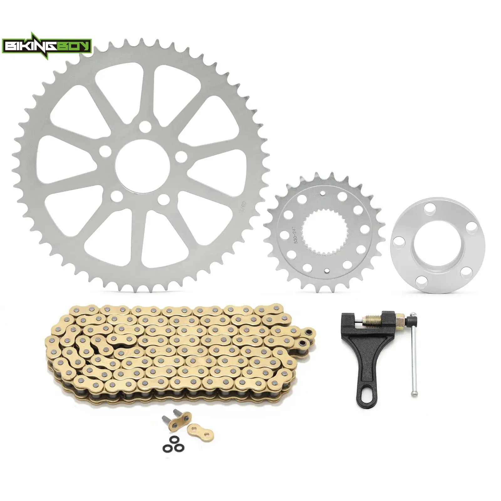 Front 23T Rear 48T Sprocket Chain Drive Conversion Flange Sportster XLH 883 1200 XL1200X XL883N XL1200NS XL1200CX XR883R 91-23