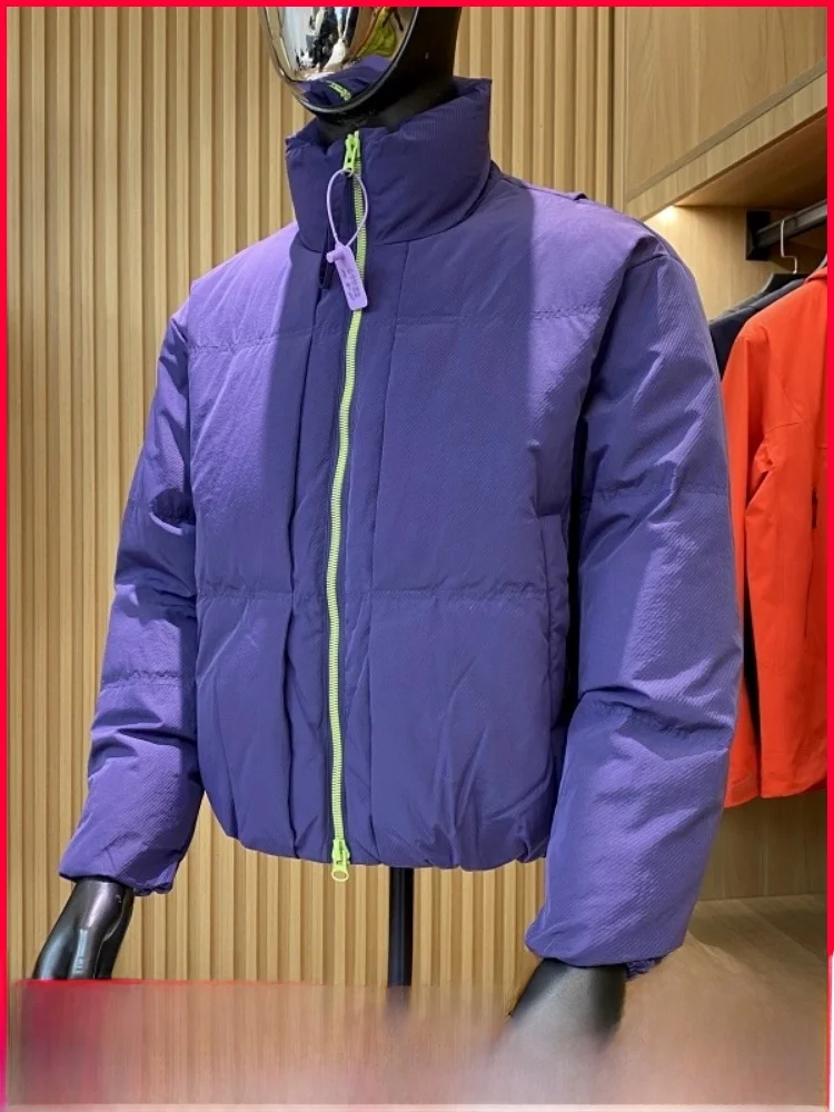 

Zero-Prure Warm Cloud Du down Filling Outdoor Couple Thiened Anti-Cold Warm Stand Collar down Jaet Trendy