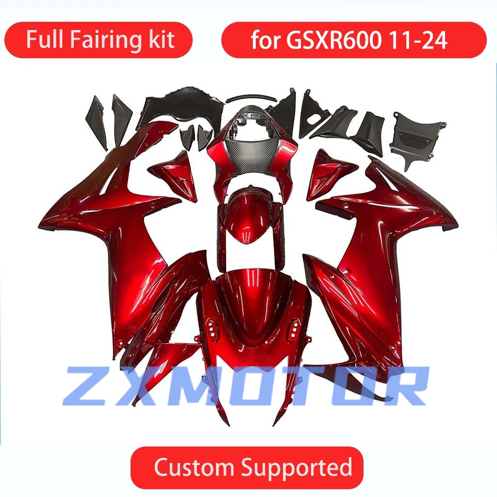 For GSXR600 GSXR750 2011 2012 2013 2014-2024 Motorcycle Fairings GSXR 600 750 11-24 Full Aftermarket Bodywork Fairing Kit