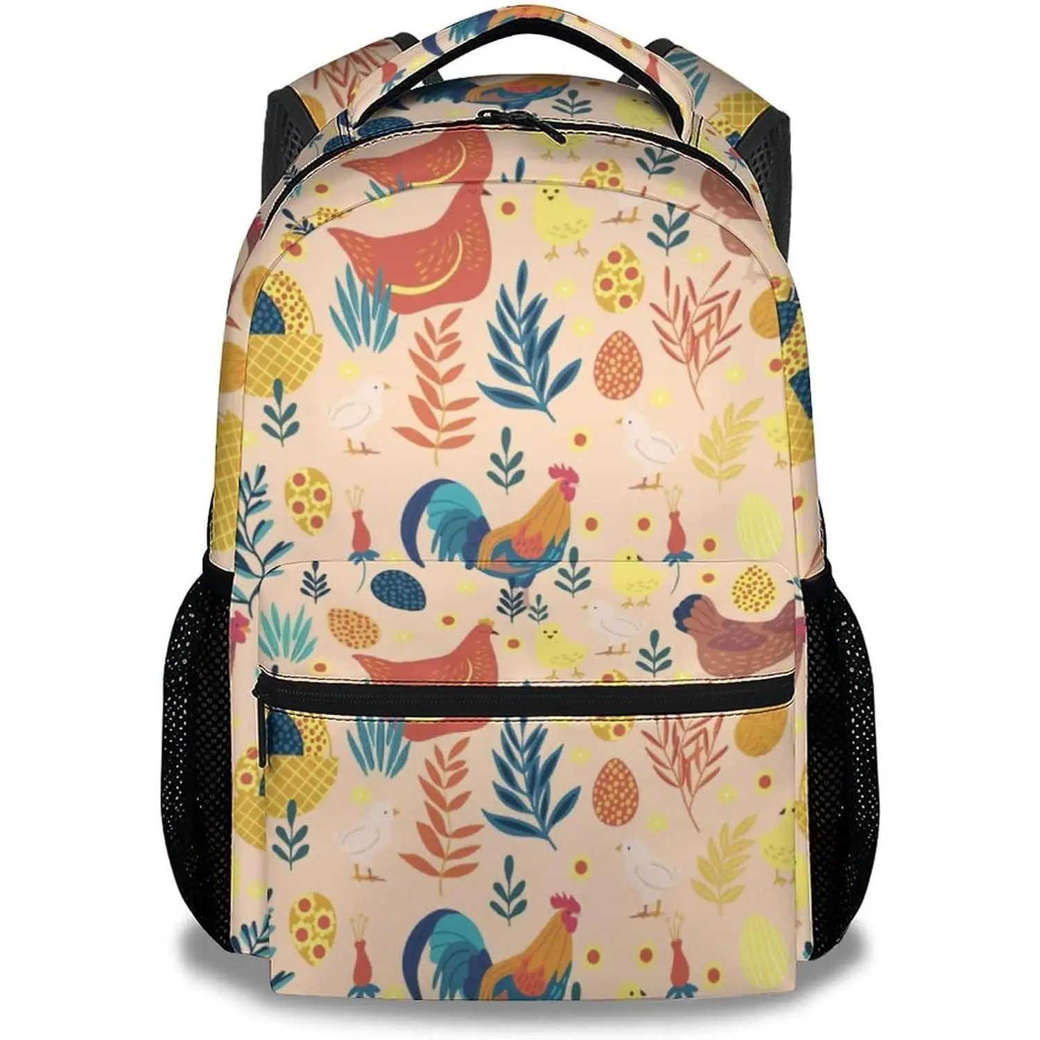 

Animal Theme Bookbag with Adjustable Straps, Durable, Lightweight, Large Capacity, School Backpack for Kids Girls Boys