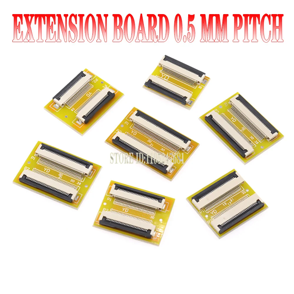 2pcs Fpc Ffc Flexible Flat Cable Extension Board 0.5 Mm Pitch 6 8 10 12 14 20 30 40 50 Pin Connector