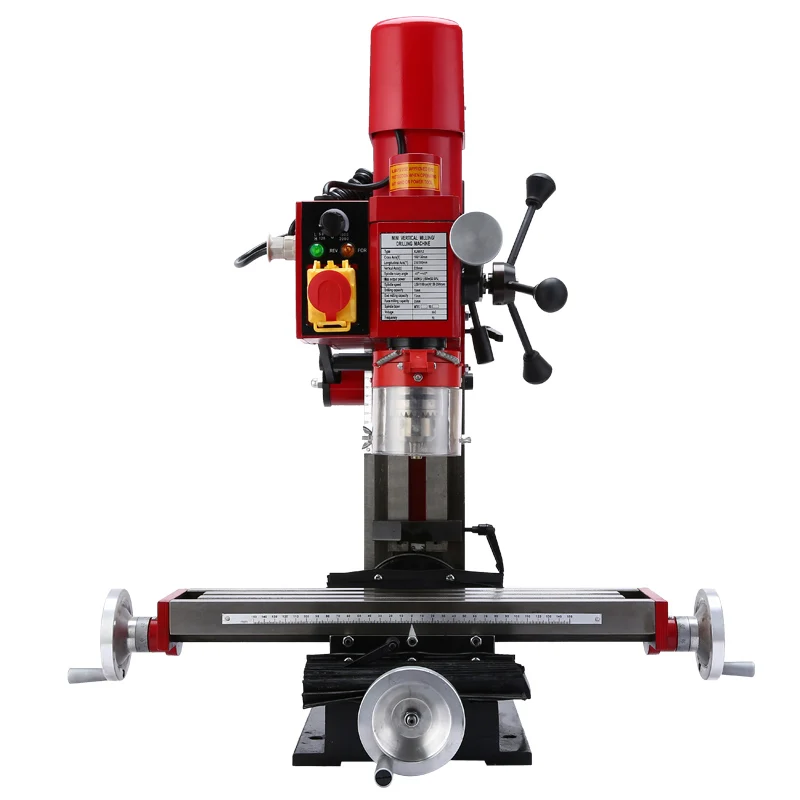 Mini Universal Horizontal Drill Press Manual Wood and Metal Milling Bench Drilling Machine Auger Borehole Drill for Wood Metal