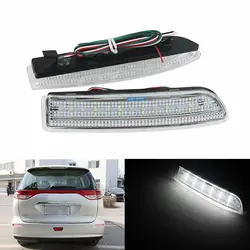 2x Fit Toyota Avensis Alphard Estima LED Rear Bumper Reflector Brake Stop Light