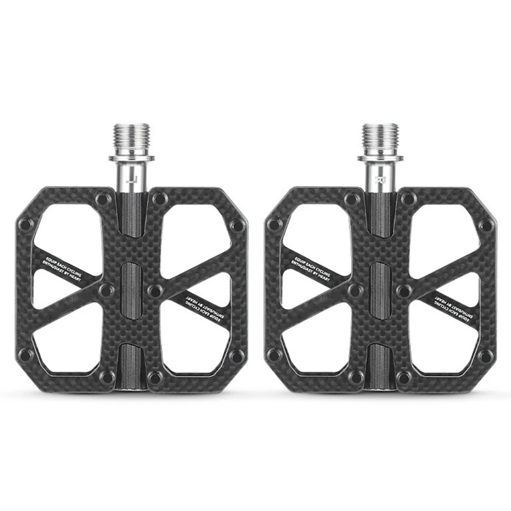 Carbon Fiber Pedal 3 Bearing Pedal Titanium Alloy Shaft Ultralight Design 186g Weight Compatible With Roadbike