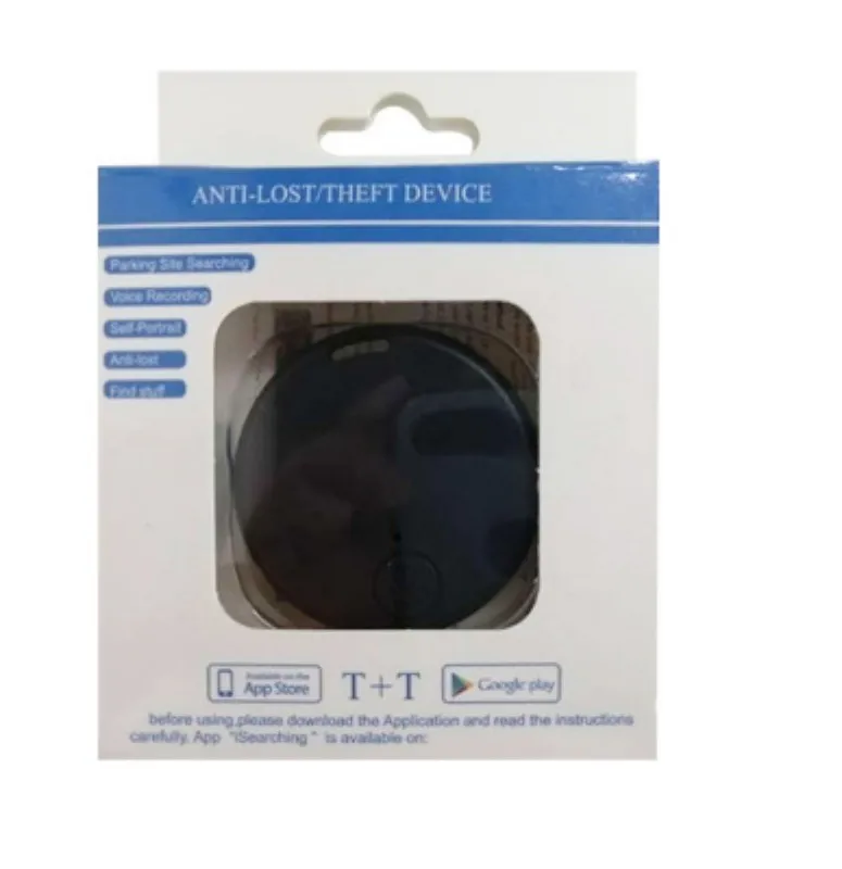 Mini Bluetooth Anti-Lost Tag GPS Tracker, App Control Smart Item Finder Locator for Pets Keys Wallet Luggage