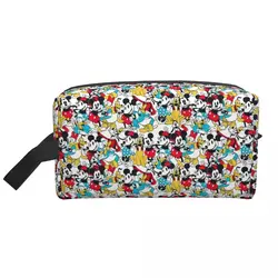 Custom Mickey Mouse Collage Manga borsa cosmetica da viaggio per le donne Toiletry Makeup Organizer Lady Beauty Storage Dopp Kit