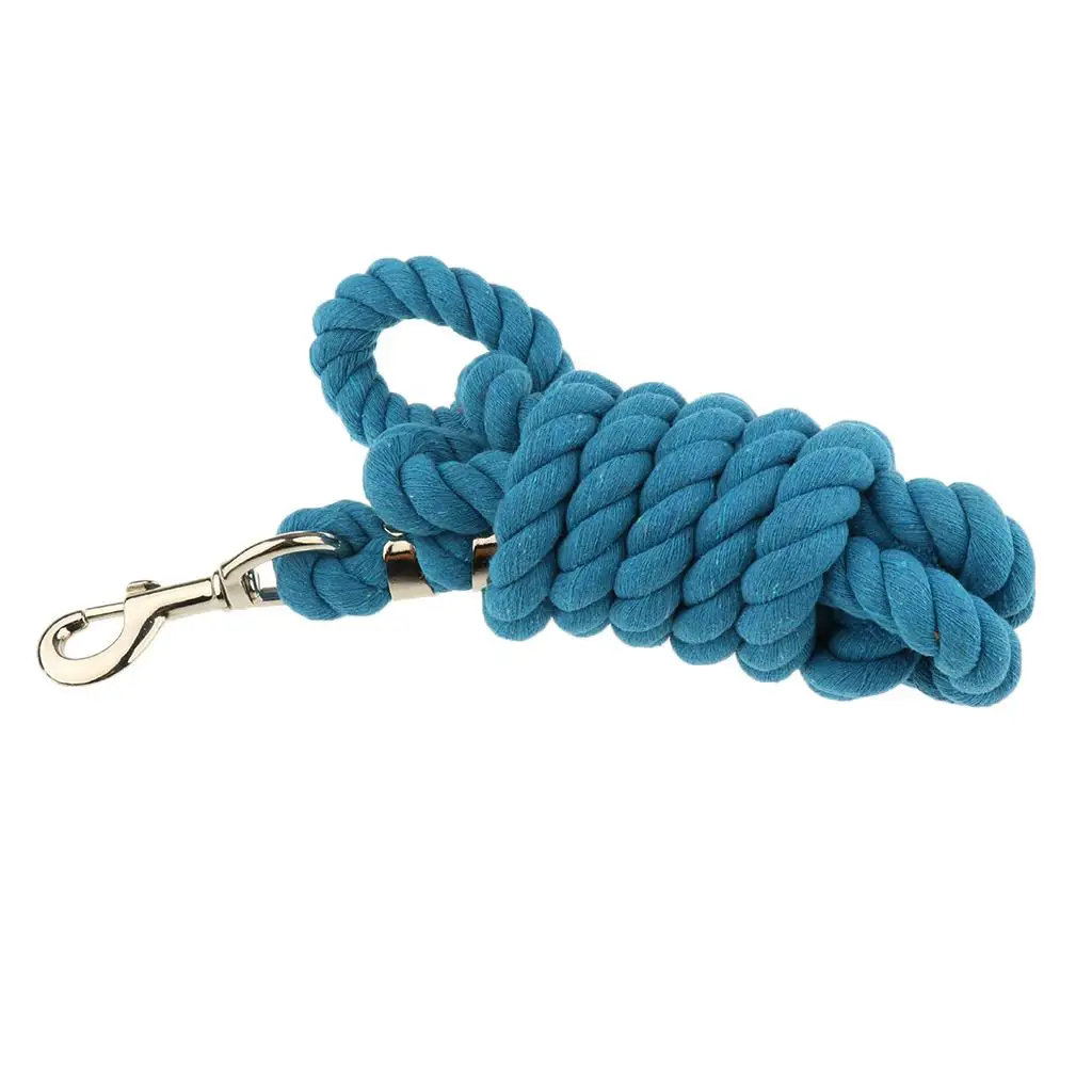 Twisted Baumwolle Pferde Pony Seil, Hund Leine mit Clip Snap Haken-