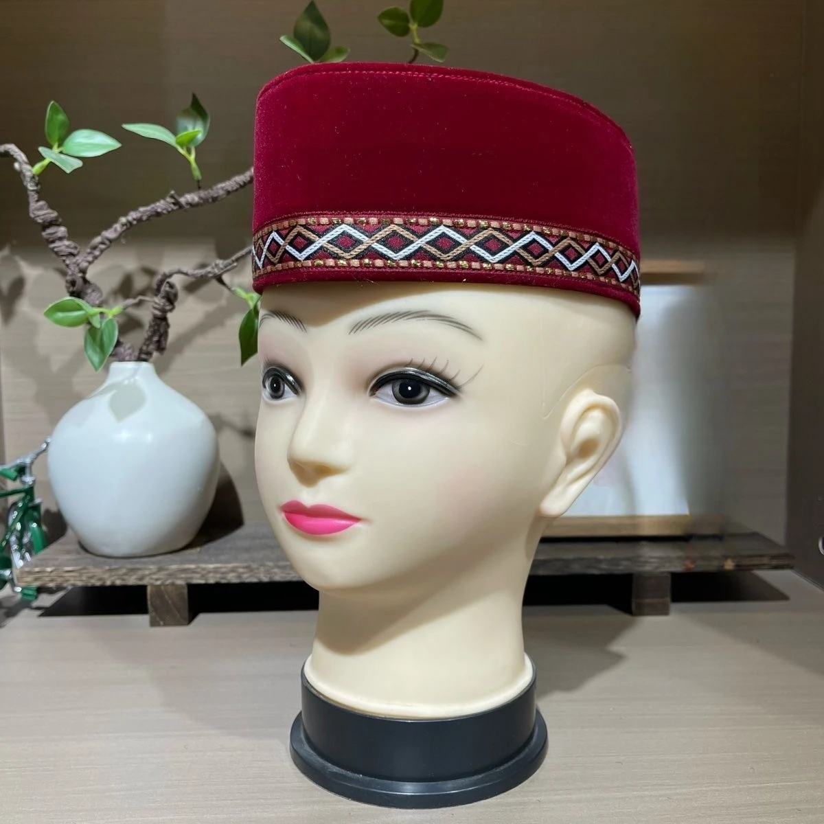 Chapéu de barco malaio muçulmano para homens roupas frete grátis produtos fiscais boné de oração de peru kippa malha saudita islâmica kufi 03413