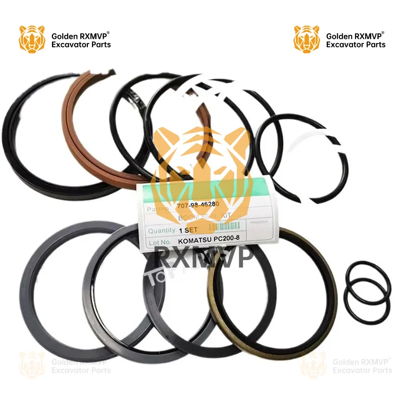 

For Pc200-8 Pc200lc-8 Hydraulic Cylinder Boom Repair Seal Kit 707-98-46280