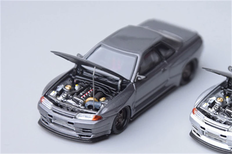 Prévente Focal Horizon FH 1:64 Skyline Garage Active GTR capot en carbone moulé sous pression modèle de voiture Miniature de Collection