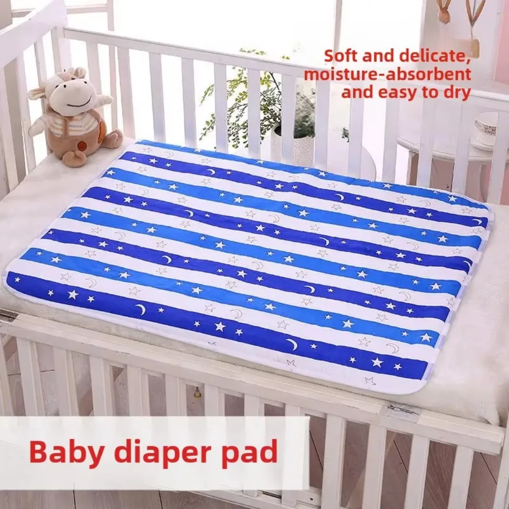 Soft Waterproof Baby Urine Mat Breathable Urine Protection Diaper Changing Mat Washable Cute Cartoon Bedding Urine Pads Adult