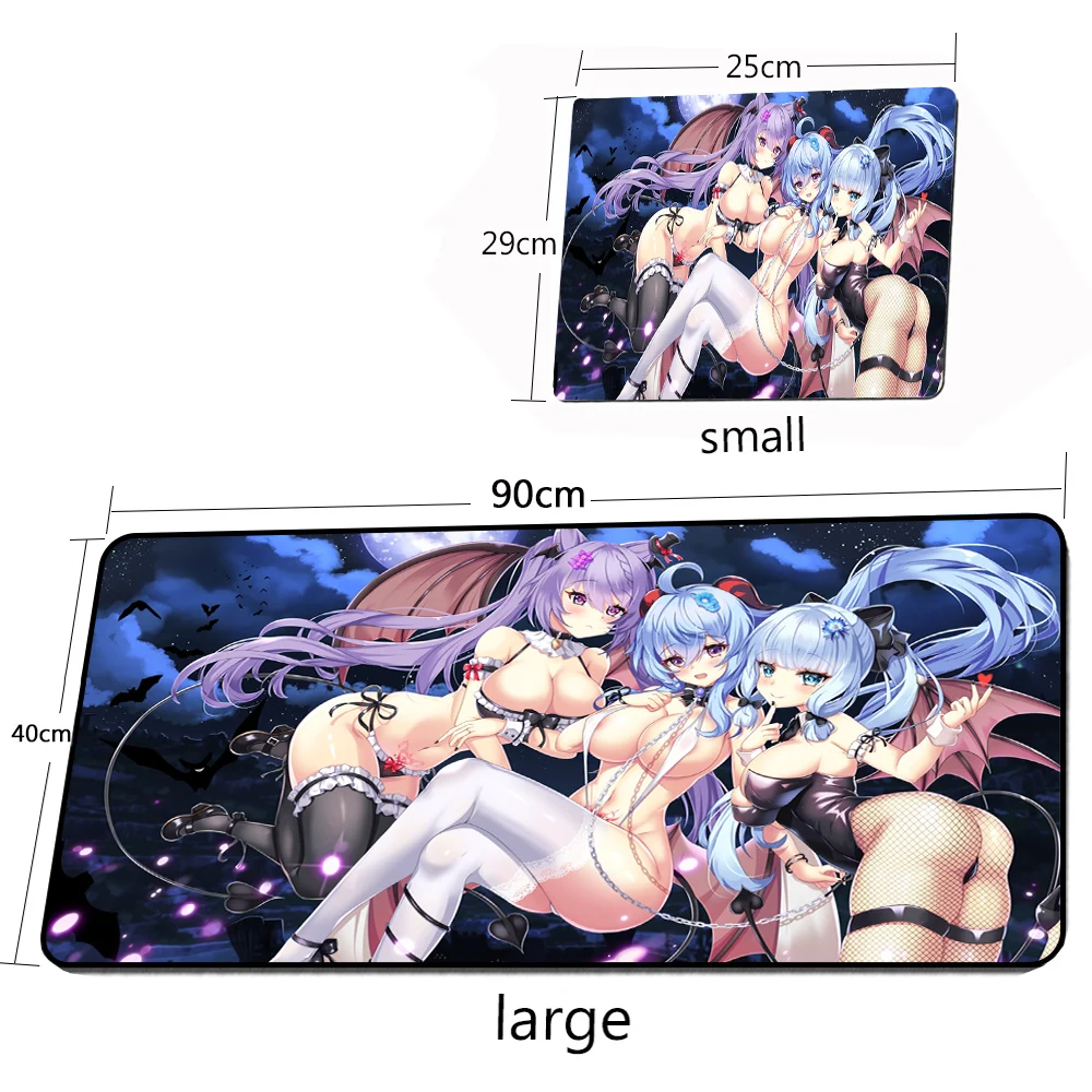 En çok satan seksi kız büyük göğüsler büyük göt büyük Mouse Pad dizüstü oyun bilgisayar masaüstü klavye oyun aksesuarları Anime fare altlığı