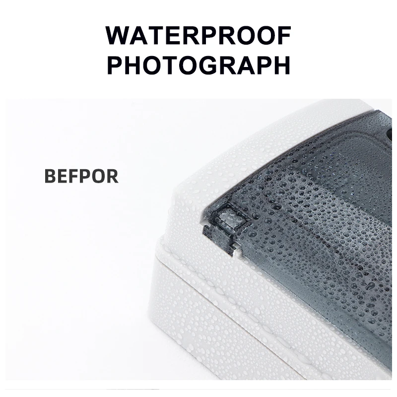 HA Series 4/8/12/18/24 Way IP65 Plastic Electrical Distribution Box Waterproof MCB Box Panel Mounted Junction Box