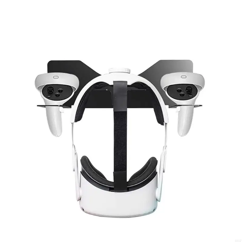 B0KF Virtual Reality Headset Display Holder Rack untuk Quest2/Rift-S
