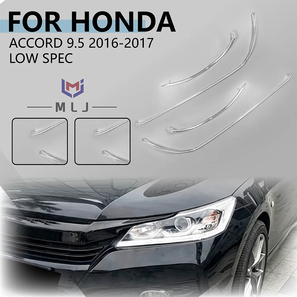 For Honda Accord 9.5 2016-2017 Low Spec Angel Eyes DRL Light Guide Strip Headlight Daytime Running Light Light Guide Strip Tube
