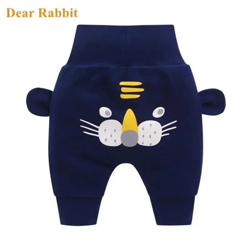 

New Baby cute pants boys girl cartoon high waist protection belly children toddler spring autumn summer newborn infant trousers