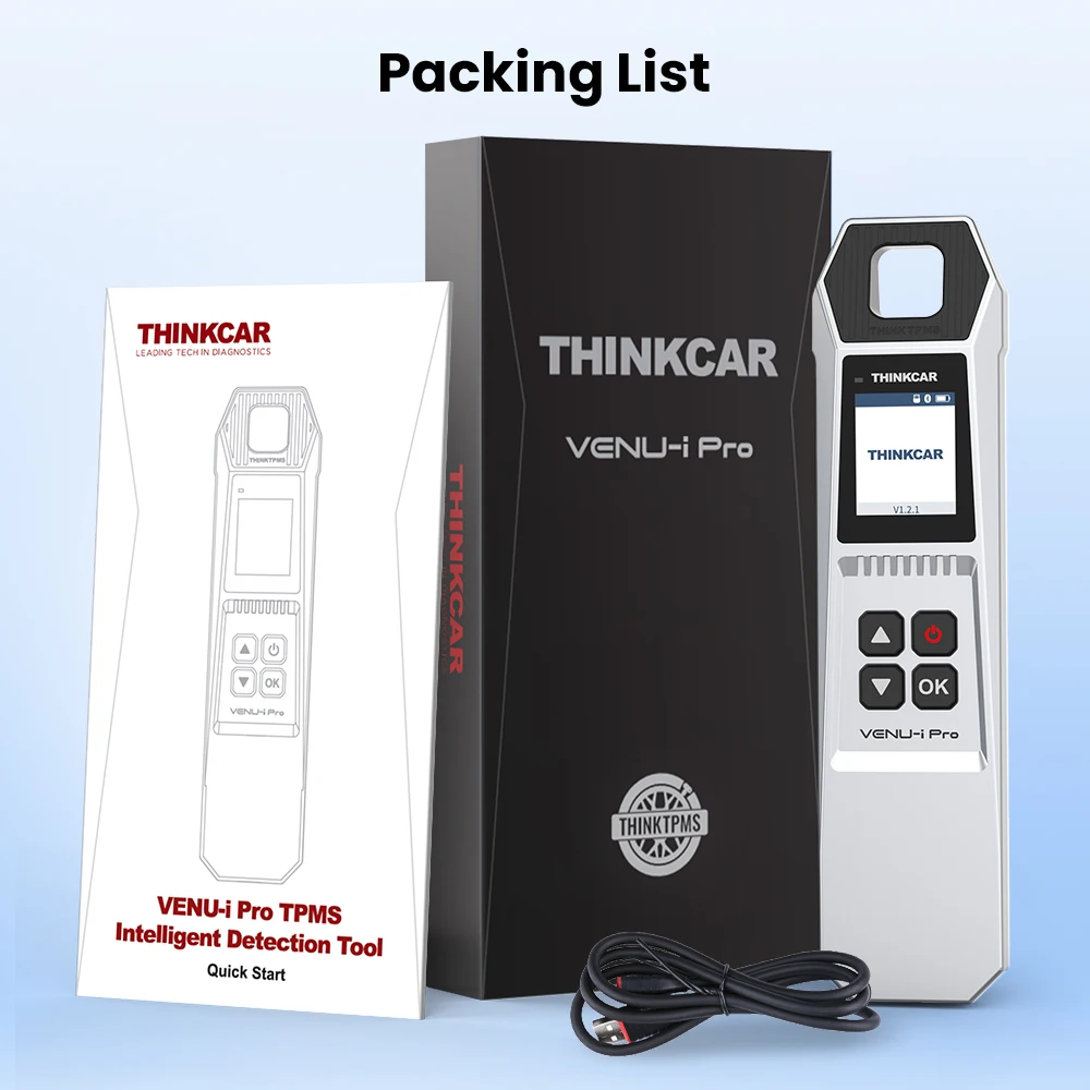THINKCAR VENU 90 Car Tire Pressure Diagnose Tool Automotive TPMS Sensor Programming Learning Activator For ThinkTool Pro 689BT