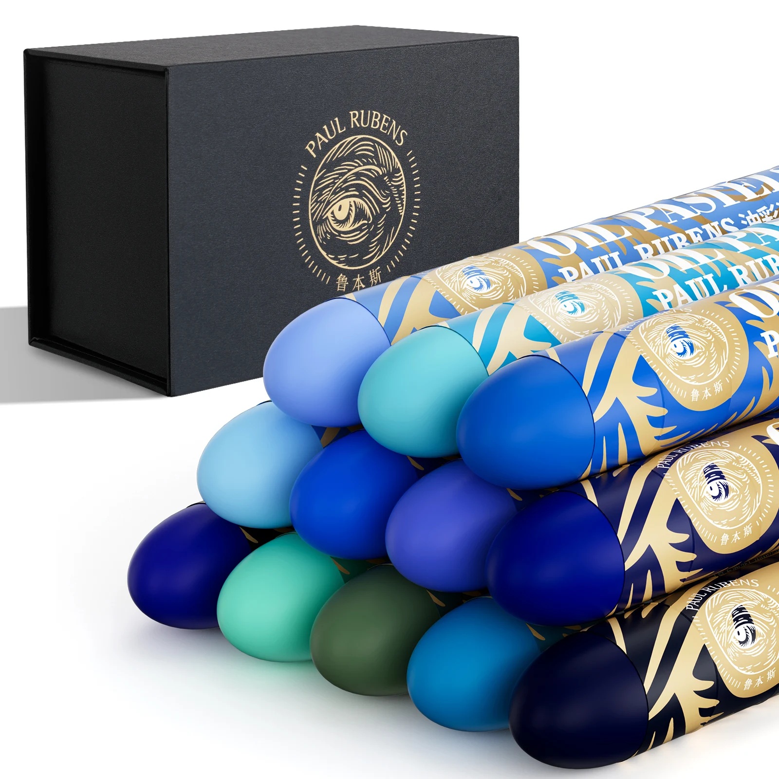 pastelli-a-olio-paul-rubens-12-colori-ocean-pastelli-a-olio-extra-grandi-texture-cremosa-facili-da-sfumare-pastelli-a-olio-haiya-per-artisti