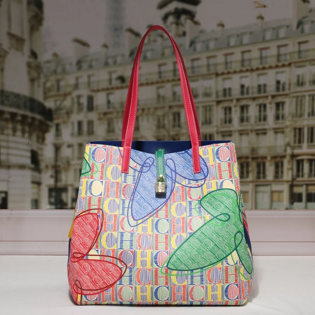 

Versatile Ladies Handbag Fashion Letter Printing Design Shoulder Bag Large Capacity Women's Crossbody Bag Premium Feeling