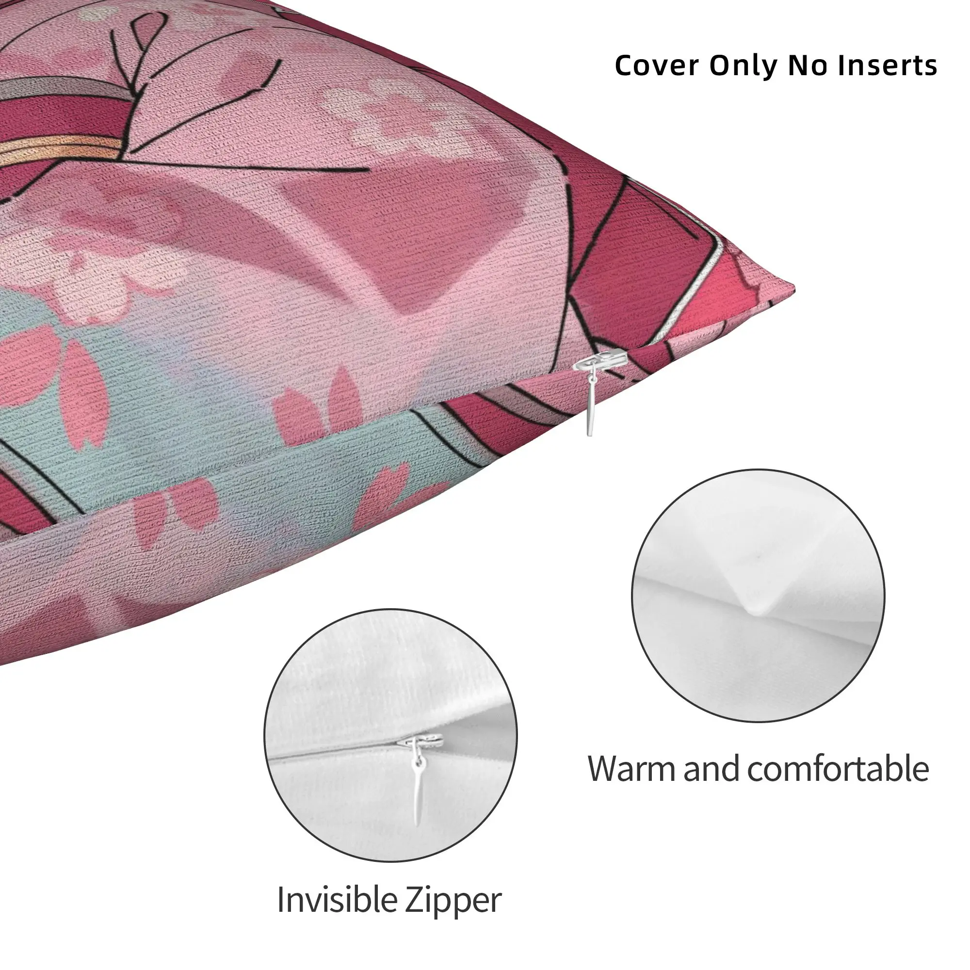 Kasanes Virtual Singer Tetoes Pillowcase Printed Polyester Cushion Cover Gift Cartoon Cute Throw Pillow Case Cover Drop Shipping