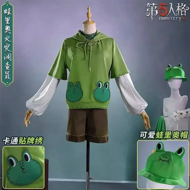 

Новый Fiesta Carnival Halloween Cosplay Identity V Fire Investigator Frog Rio Fashion Frog