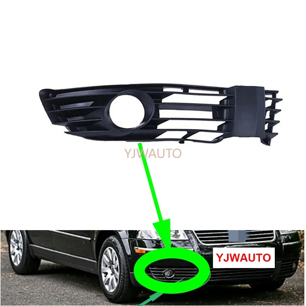 

Для VW Passat B5.5 2001 ~ 2005 крышка противотуманных фар автомобиля противотуманная фара вентиляционная база автостайлинг передний бампер поддержка противотуманных фар дальнего света
