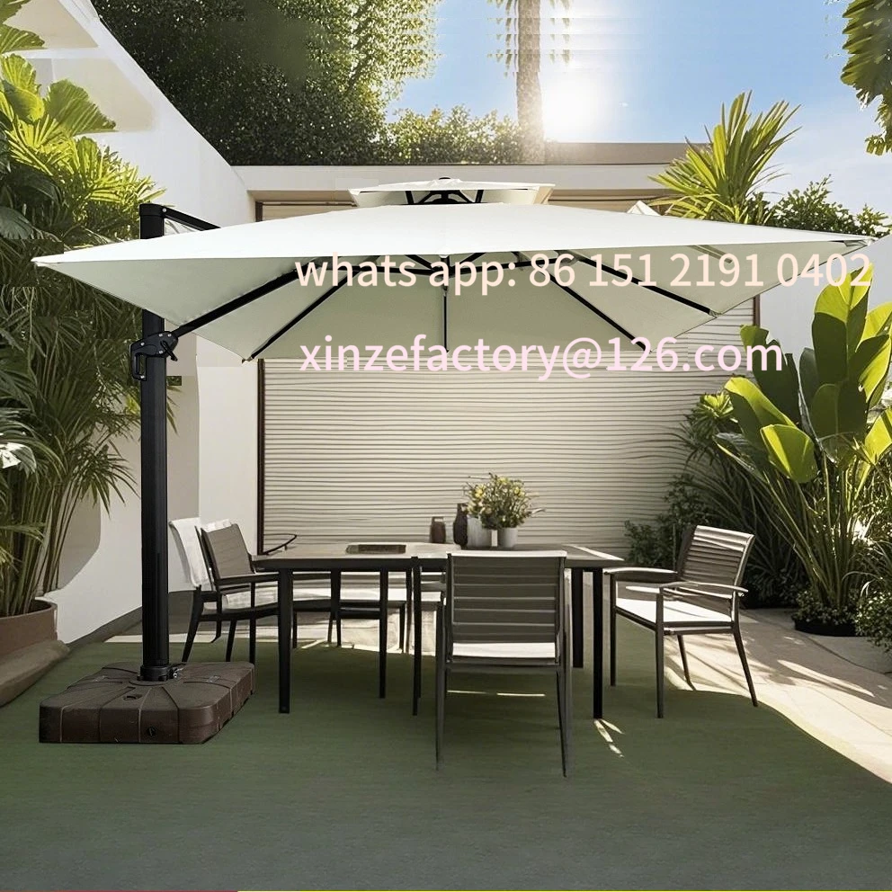 Customizable Outdoor Parasol Villa Courtyard Garden Leisure Home Balcony Sun Protection Waterproof Cafe
