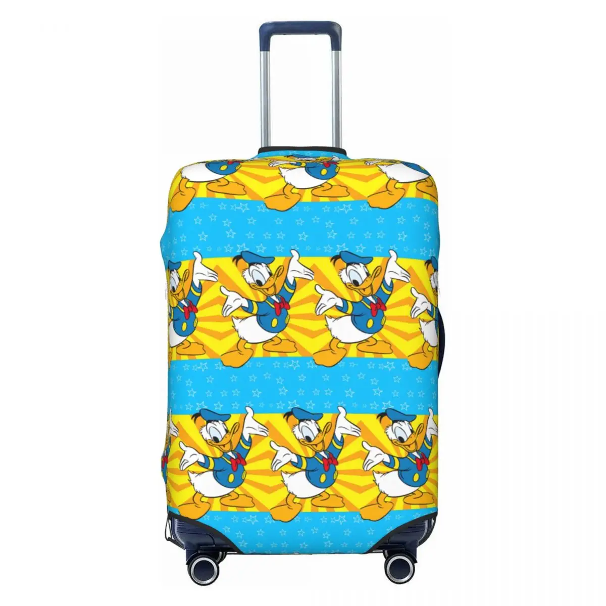 

Забавный чехол для чемодана с Дональдом Даком в стиле аниме, эластичный, для путешествий