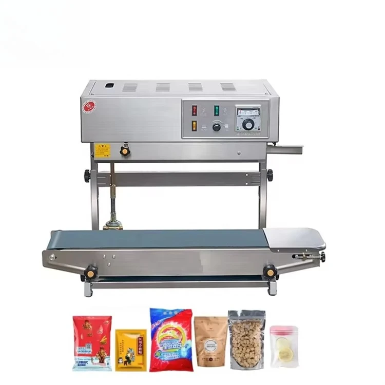

DBF900 FR900 Stainless Steel 700W Horizontal Type Poly Plastic Bags Sealing Machine Vertical Continuous Band Sealer Machines