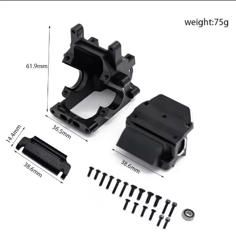 Metal Gearbox Case Housing for ARRMA 1/8 6S KRATON Typhon Outcast Notorious 1/7 Infraction Limitless Mojave Upgrade Parts