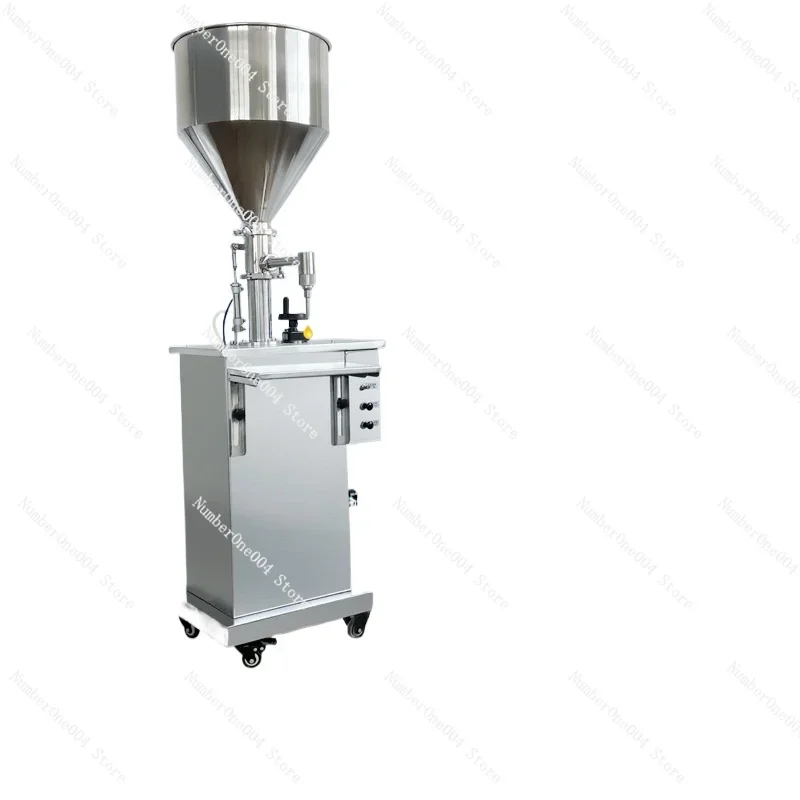 Automatic Vertical Pneumatic Quantitative Filling Machine Liquid Alcohol Gel Honey Cosmetic Paste Canning Machine