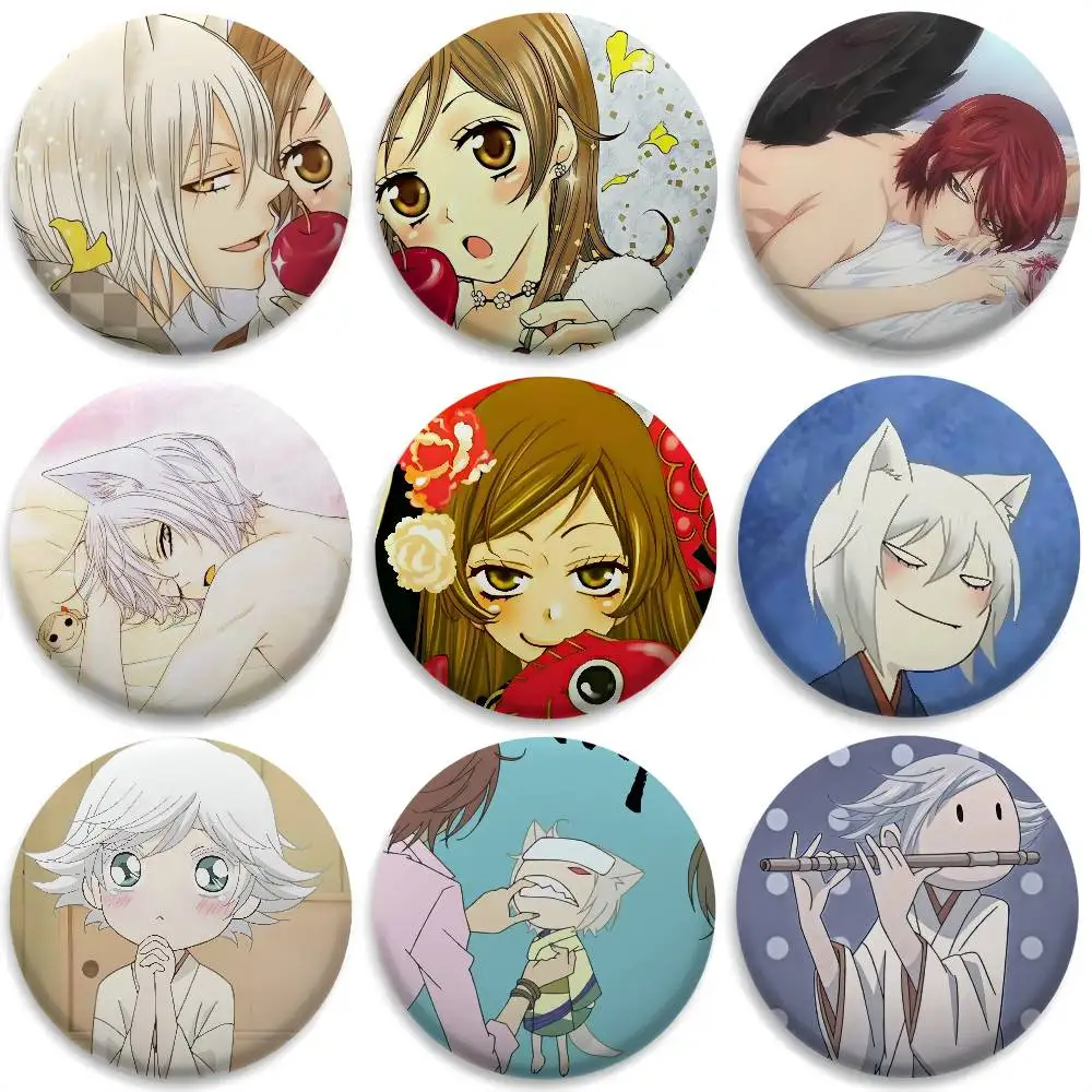 

Cute K-Kamisama Kiss Anime Badges Round Exquisite Badge Brooches Creative Pins For Clothes Hat Backpack Gift Accessories