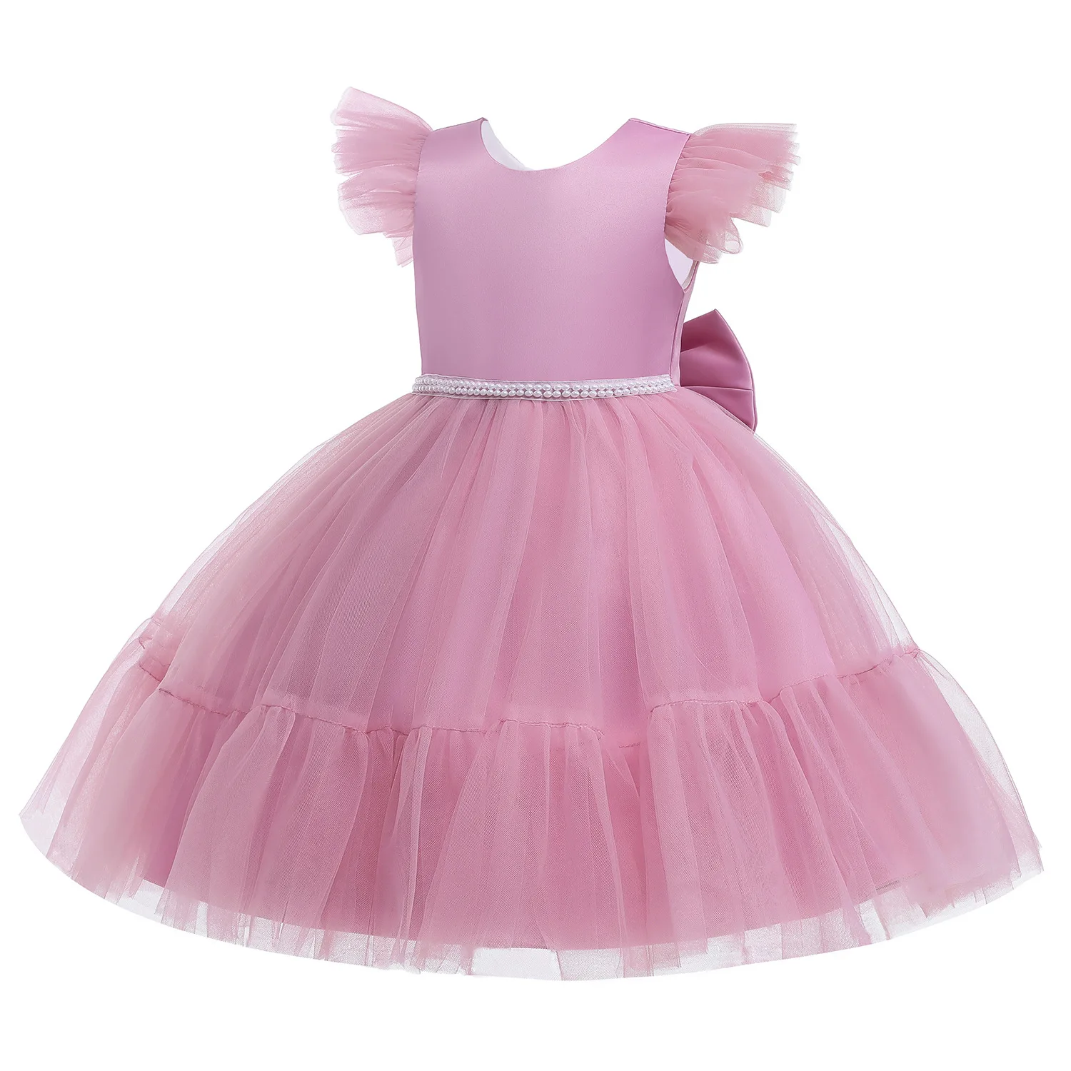 New Girls Kids Shiny Princess Party Ball Gown Party Tutu Dresses Children Clothing Christmas Birthday Wedding Baby Girl Vestidos