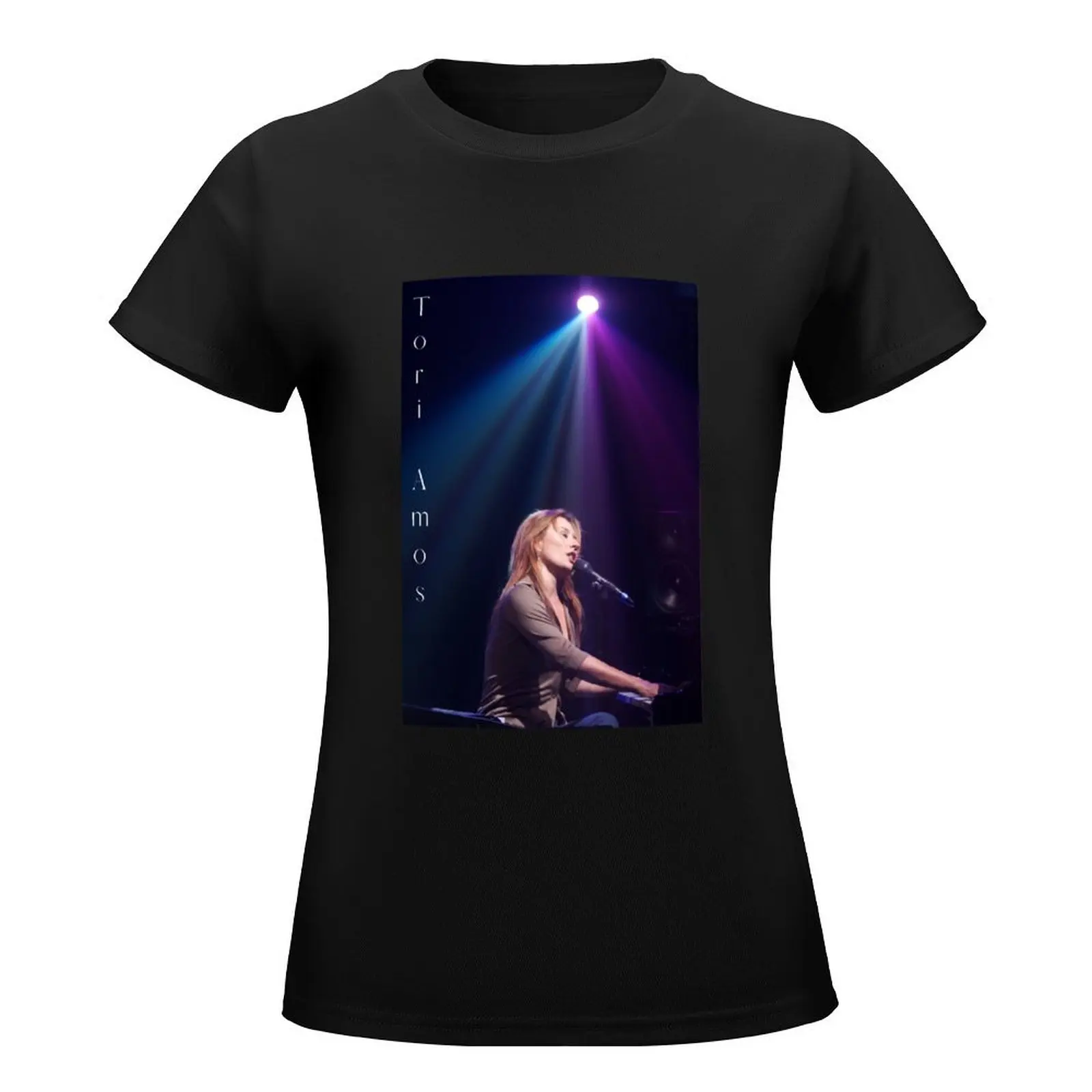 Tori Amos Live Concert Art Print 90s 2000s T-Shirt funny plus size tops korean fashion cute clothes Womens clothing