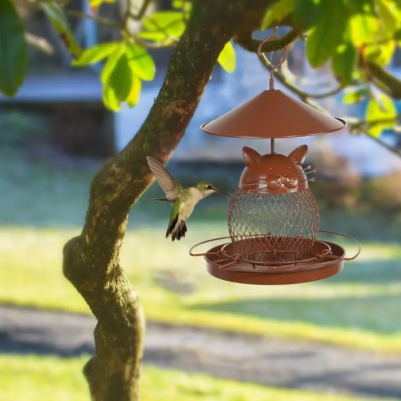 

Squirrel Resistant Bird Feeders Decorative Bird Feeders For Outdoors Spill Proof Finch Feeding Station With Design For Wildlife