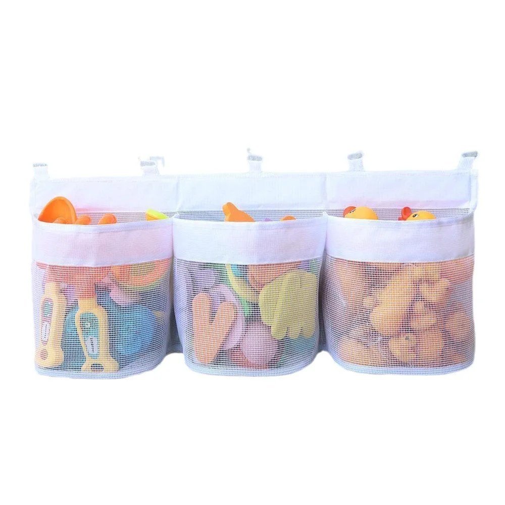 Bathroom Children's Toys Storage Bag Classification Large Capacity Wall-hung Bag Breathable Anti-mold Net Bag