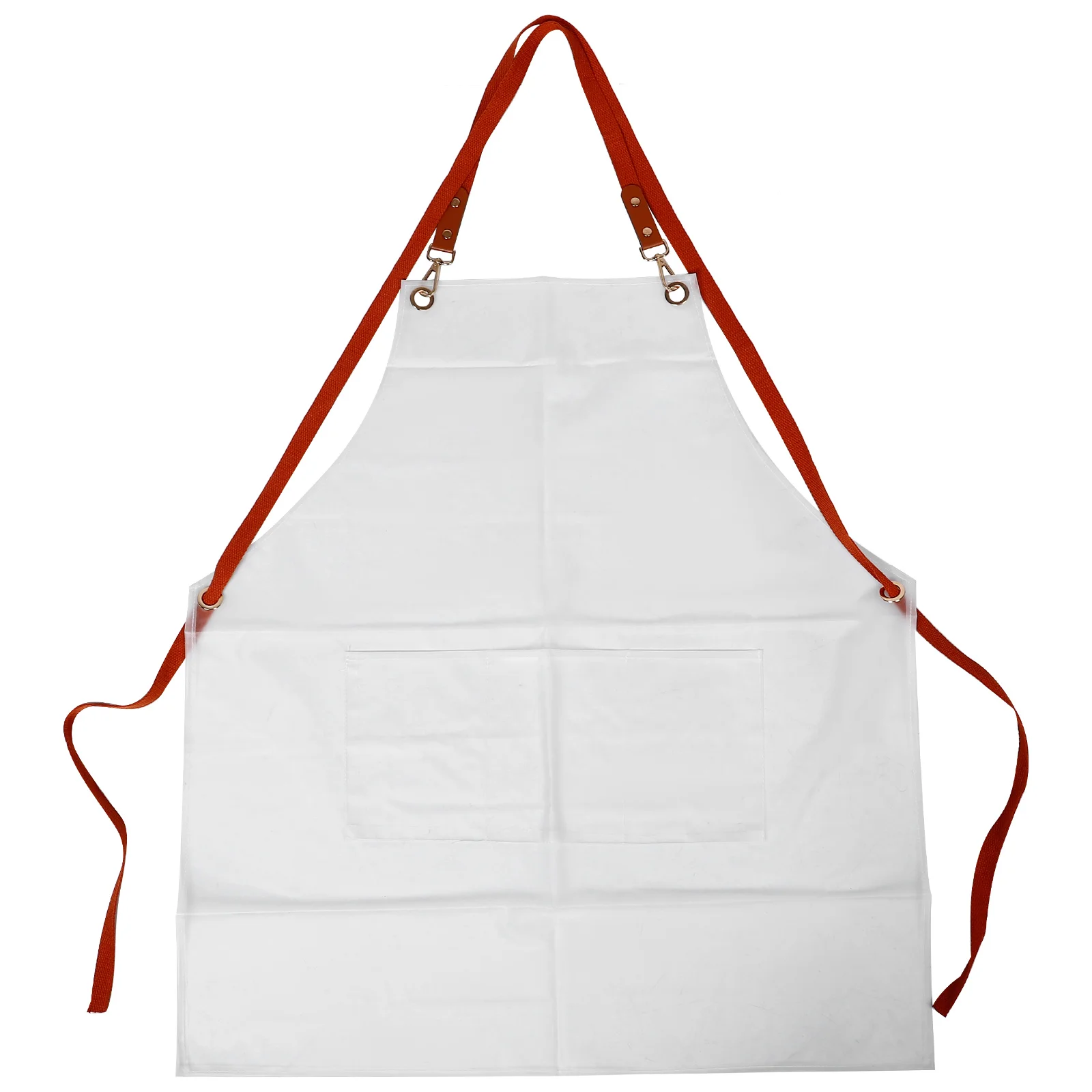 

Waterproof Apron Clear Transparent Oil Proof Kitchen Cooking Apron For Men Women Chef Hair Stylist Salon Ceramic Diy Art