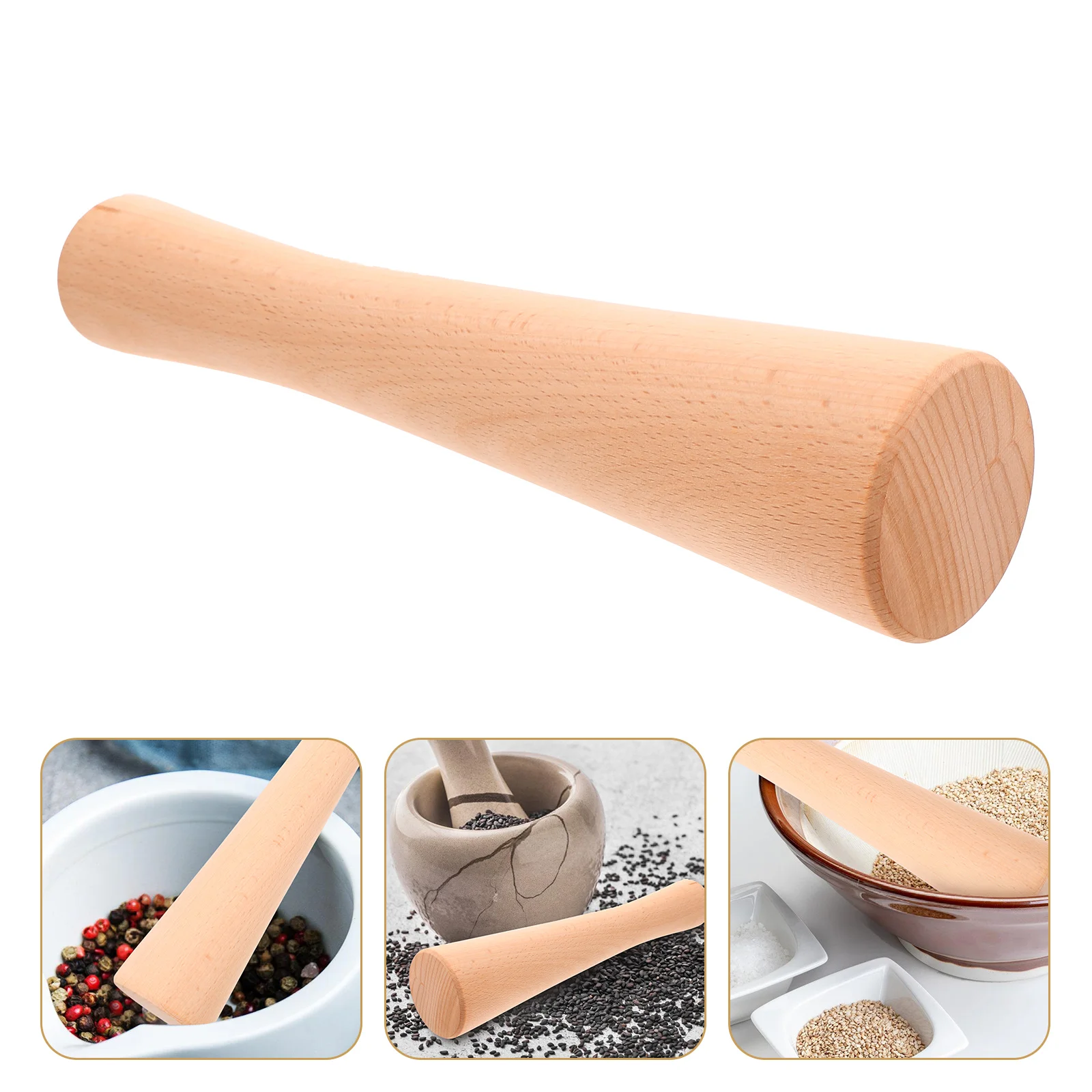 

Mason Jar Tamping Rod Wooden Potato Masher Kitchen Gadget Sauerkraut Crusher Manual