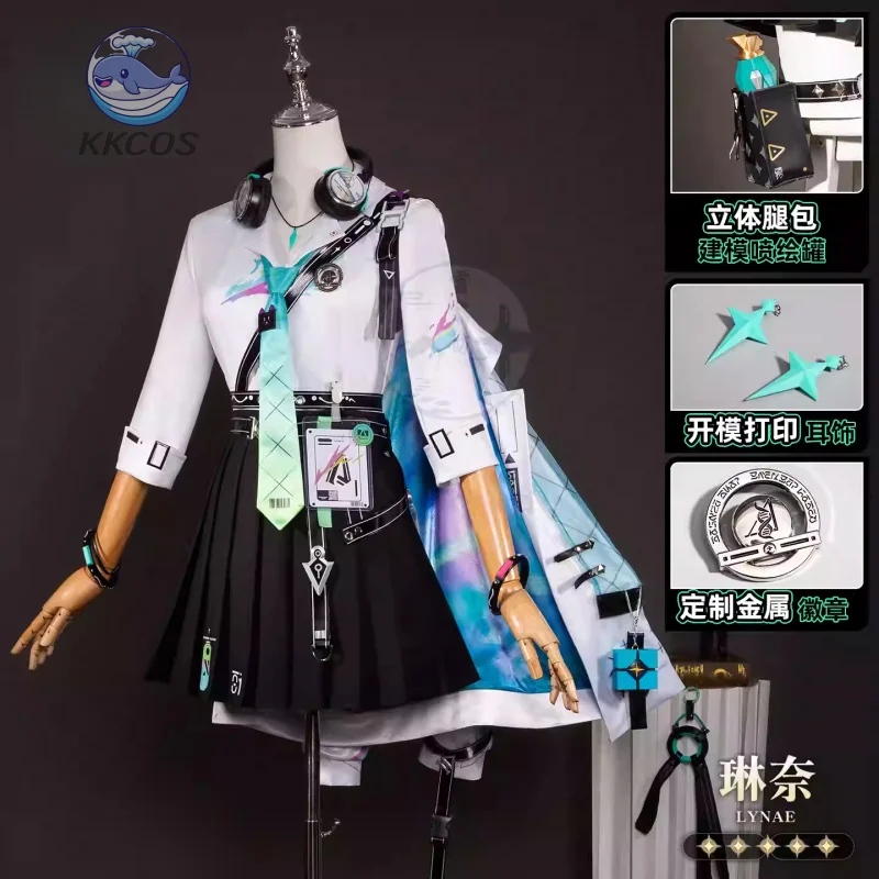 

high quality Wuthering Waves Lynae Cosplay Costume Halloween Costume KKcos