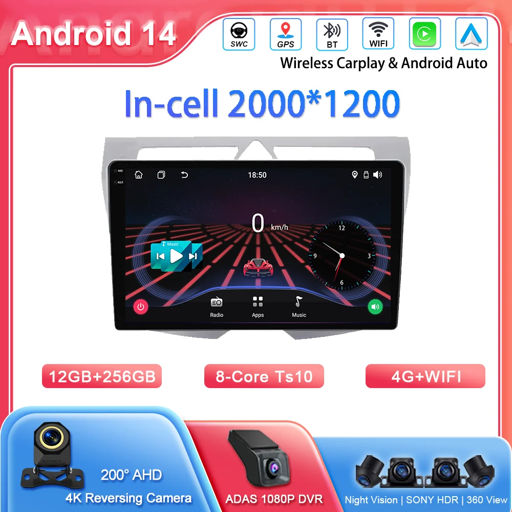 

Car Android For Kia Morning Picanto 2007-2010 Auto Multimedia Radio Player GPS Auto 2Din Accessories 4G DSP Stereo QLED Screen