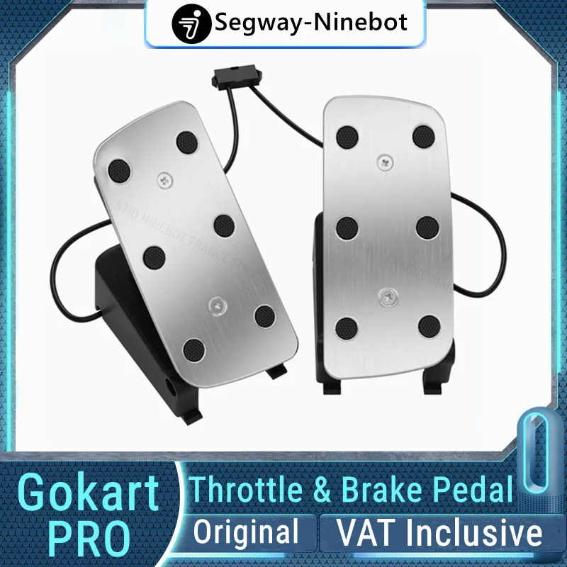 Original Ninebot Throttle & Brake Pedal Assembly Compatible with Ninebot by Segway Gokart Pro Go Kart Kit Outdoor Race Pedal