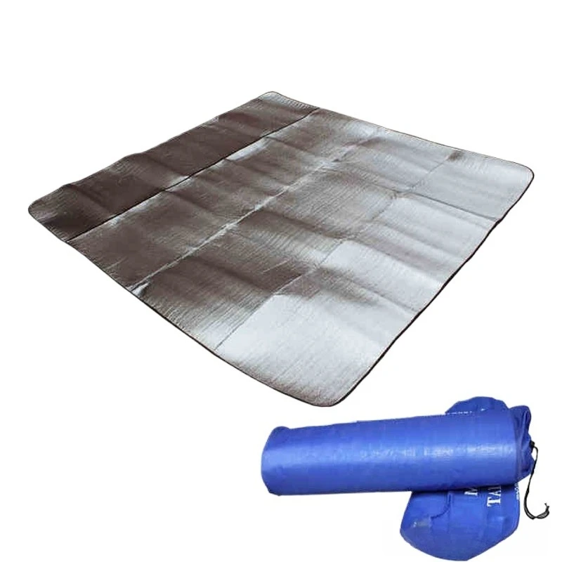 

2*1.5M Double-sided Aluminum Film Waterproof Mat Multi-purpose Picnic Beach Tent Floor Mat