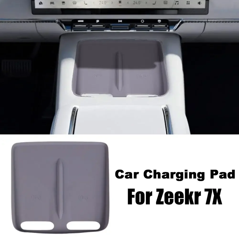 

For Zeekr 7X 2024 2025 Pad Central Storage Dustproof Control Charging Car Styling Wireless Accessories Acccessories Central M2F0